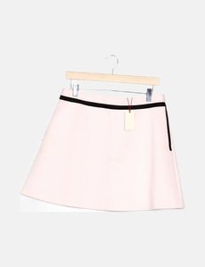 Mini-jupe Ted Baker Taille 29, Longueur 12 Pouces - Noir Délavé Denim, Occasion Très Bon état