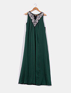 ariella green dress Asymmetric Scarf Satin Maxi Dress / Emerald Green – Style Cheat main image 1