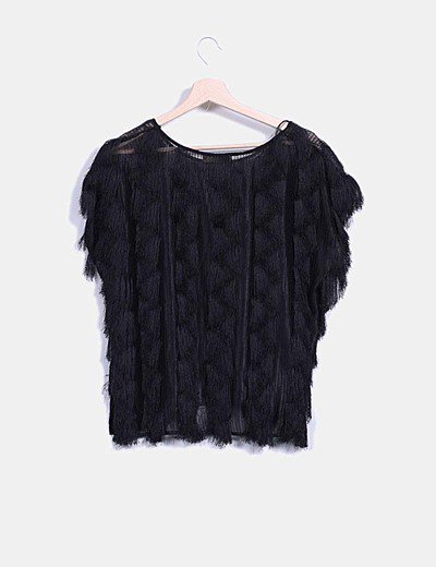 جنوب امريكا شاحنة ثقيلة قميص chaqueta zara negra con flecos -  baframermer.com