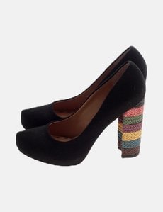 Nine West Zapatos De Tacon Corrido Para Mujer Sandalia De Tacon