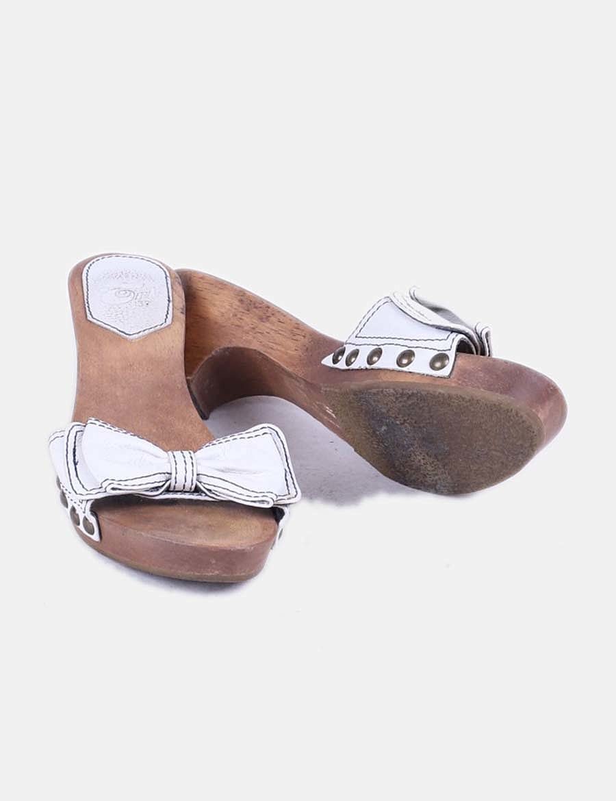 Zapatillas Ortopedicas Mujer Zuecos De Madera Natural PZM1