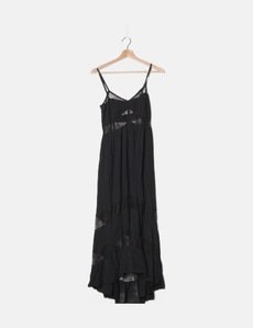 rebecca taylor navy lace dress Rebecca Taylor Women's Allegra Stripe Midi-Dress - Navy main image 1