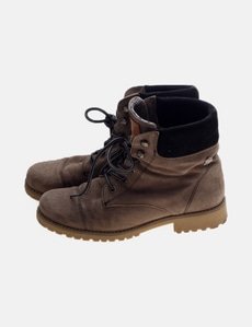 BOTAS DE PELO MUSTANG SEÑORA CAMEL Y NEGRO Número mujer 36