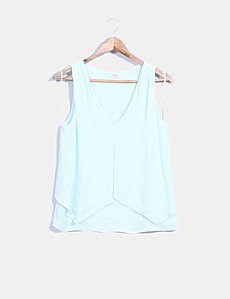 Zara Blusa verde mint print perros semi transparente Zara Blusa verde mint print perros semi transparente