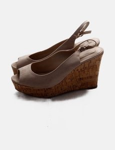 Sandalias Sfera cuña baja azul 36 de segunda mano por 9 EUR en Madrid en  WALLAPOP