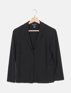 Veste blazer Ann Taylor taille 12 noir costume de carrière anti rides