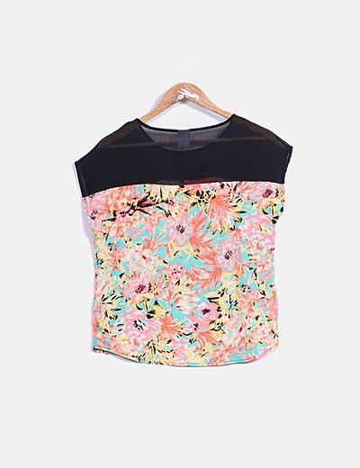 blusas combinadas con estampados