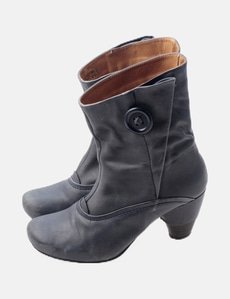 Stivaletti Donna Rizzo - Mezza Gamba Con Tacco, Frange Laterali, Punta Tonda, Suola Incisa, Taglie Standard
