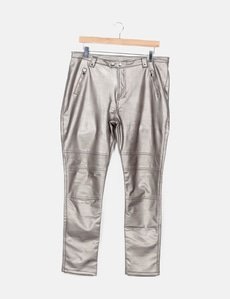 Pantalones Mujer | Leggins De Polipiel Negro | Cortefiel \u003e Skywatchers Inn