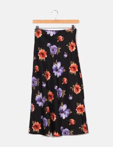 Jupe Noire Carrière Forever 21 Taille L – Style Trompette, Longueur Mini, Doublée – Neuve Avec étiquettes