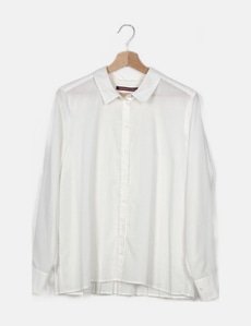 Chemisier Comptoir Des Cotonniers Modèle Icone - Taille 36 - Couleur Beige - Coton - Occasion Très Bon état