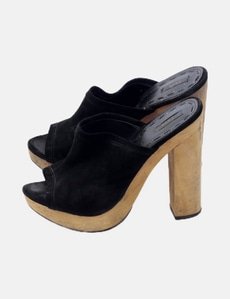 Sandales Zara à Talons Cloutés - Cuir Marron - Taille 38 (UK5) - Neuves Avec étiquettes (petits Défauts)