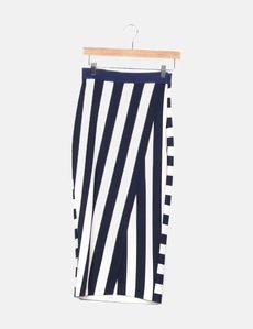 Jupe trapèze réversible marron clair femme | Bréal
