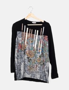 Tee Shirt Femme BAGORAZ T4 - Couleur Taupe - Coton - Occasion Très Bon état