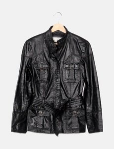 Cazadora biker negra Zara - Vinted