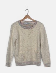 Haut Femme Colynn 100% Laine Noir – Taille S – Neuf Avec étiquettes – Manches Longues, Col Rond
