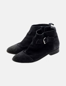 Botas Planas Negras De Caña Alta Con Pelo Interior Xti | Querol