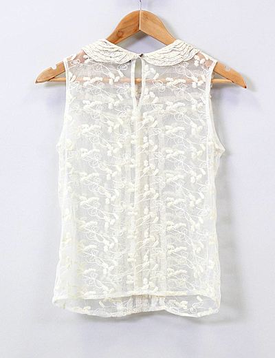 Zara Top transparente tul (descuento 65 %) Micolet Zara Blusa negra transparente con topos (descuento 65