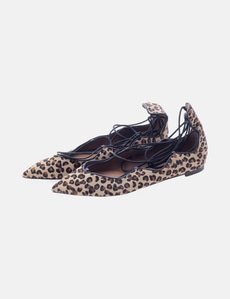 Las bailarinas 'animal print' efecto Manolo Blahnik de Zara