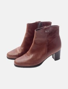 Botines Deportivos Casual de Piel para Mujeres de Wonders England A-2415