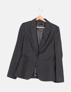 Comprar Benetton, Blazer Negro De Algodón Mixto Elástico, size 38, Negro,  Mujer - Vestidos y Zapatos online