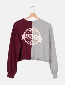 Sudadera Crop Cremallera Verde Mujer | Sudaderas INSIDE — \u200eCNRI