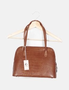 Sac à Main Vintage ALEXANDER En Cuir Noir - Sac Porté épaule - Occasion En Très Bon état