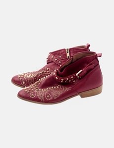 Zapatos rojos de Botas y Botines para Mujer de Zara | FASHIOLA.mx