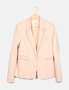 Blazers Mujer | Bershka Blazer Cut Out Blanco - Bellavista