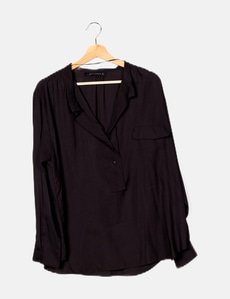 Blusa Negra Zara Mujer Online, 54% OFF | www.groupgolden.com