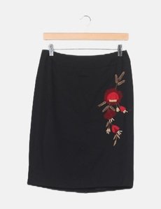 Jupe Longue Femme J. Taylor – Ligne A, Bleu Velours, Taille 12, Longueur 34 Pouces