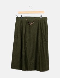 Jupe Femme Geiger En Laine Vintage Taille 34 (4EU) - Neuve Avec étiquette