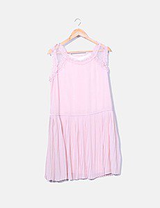 Robe HERMES vintage grise coton sans manches taille M/L