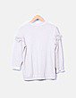 Sudadera beige con encaje NoName