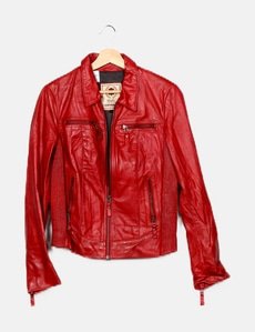 Veste En Cuir Nappa Heeli Pour Femme – Grise, Neuve Avec étiquettes