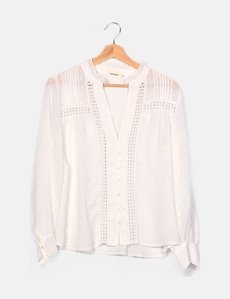 Haut Blouse En Soie Bronze Sweewe Taille M - Très Bon état Occasion