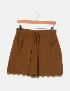 Pantalones Cortos Imitación Piel ICHI Ihacello SHO - Shorts De