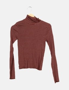 Petit Pull Rouge Jennyfer Taille M - Maille Ouverte, Manches Longues