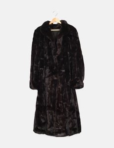 Manteau Vison Femme Saga Mink Taille 44 - Marron - Occasion Très Bon état