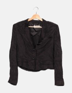 Veste boléro en mousseline ZEPHYR rose femme grande taille Veste boléro en mousseline ZEPHYR rose femme grande taille