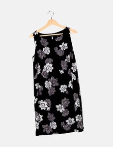 Robe Ann Taylor Noire Et Blanche - Taille Petite XS Neuve Avec étiquettes - Style Fit & Flare