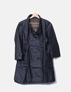 Trench Femme Naf Naf Bleu Marine Taille 38 (M) – Occasion Bon état