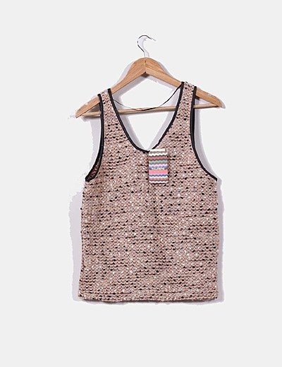 camiseta tirantes punto