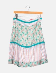 Jupe Plissée Marron Lysgaard Taille L - Longueur Sous Le Genou, Polyester - Occasion Très Bon état