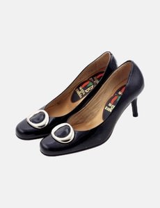 Escarpins Pepe Varo Tout Cuir Lisse Noir Taille 39 - État Neuf (occasion)