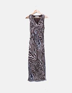 a line tulle midi dress Baltic Born Womens Liv Tulle Midi Dress | Navy