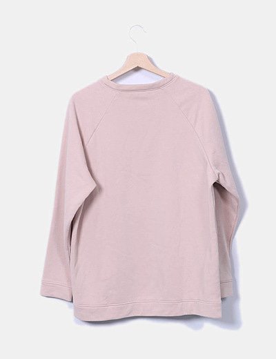 sudadera rosa pastel