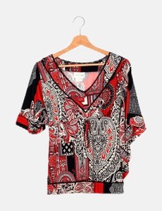 Chemisier Débardeur JUS D'ORANGE Taille S - Imprimé Floral Multicolore - Neuf Sans étiquettes
