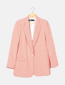 Zara Blazer bicolor cuadros