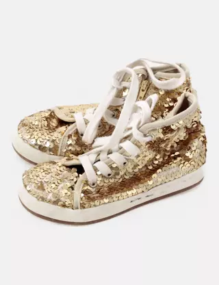 Sfera Deportiva dorada paillettes